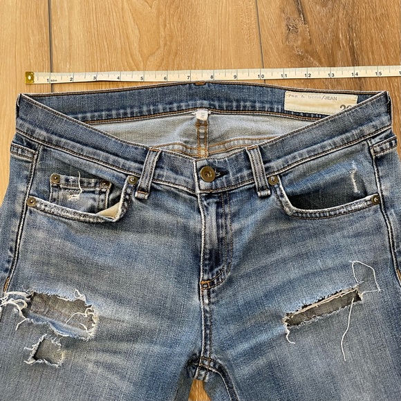 Rag & Bone Distressed Dre Boyfriend Fit Jeans - Picture 16 of 16